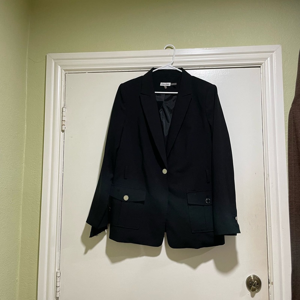 Calvin Klein blazer in black size 16